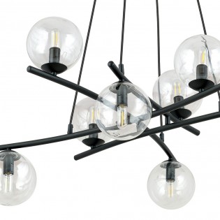 Lampe de plafond Lotra Transparent (8 lumieres)