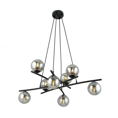 Lampe de plafond Lotra Graphite (8 lumieres)