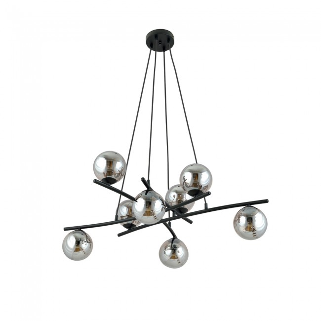 Lampe de plafond Lotra Graphite (8 lumieres)