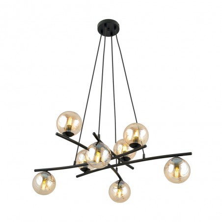Lampe de plafond Lotra Ambre (8 lumieres)