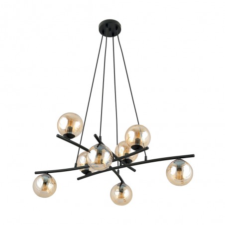 Lampe de plafond Lotra Ambre (8 lumieres)