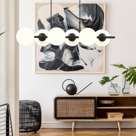 Lampe de suspension Armaro Opale (6 lumieres)