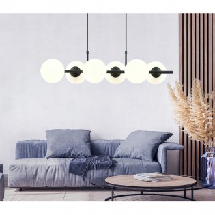Lampe de suspension Armaro Opale (6 lumieres)