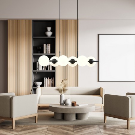 Lampe de suspension Armaro Opale (6 lumieres)