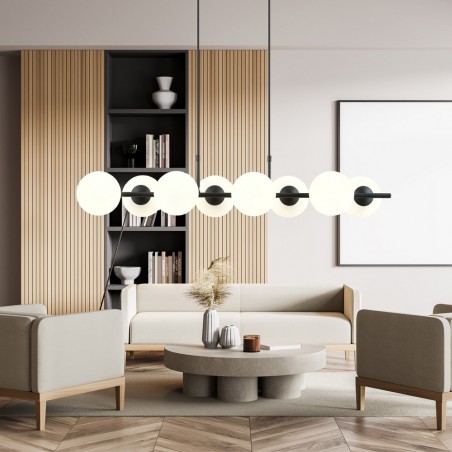 Lampe de suspension Armaro Opale (8 lumieres)