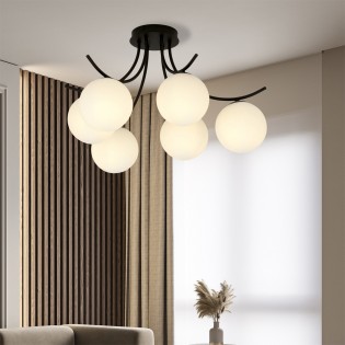 Plafonnier Barino Opal (6 lumieres)