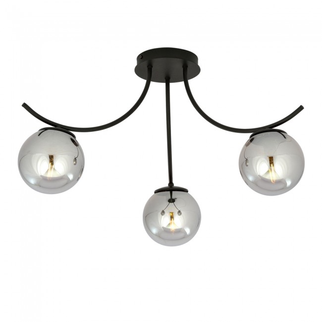 Plafonnier Barino Graphite (3 lumieres)