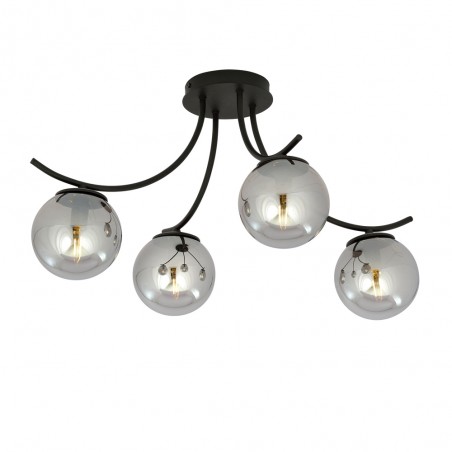 Plafonnier Barino Graphite (4 lumieres)