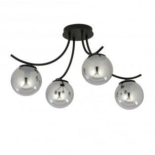 Plafonnier Barino Graphite (4 lumieres)