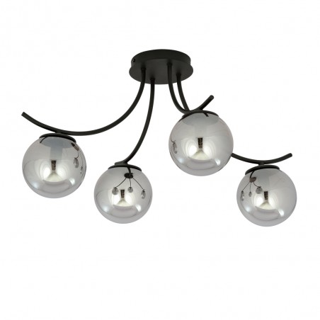 Plafonnier Barino Graphite (4 lumieres)