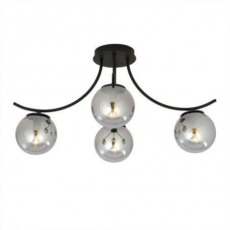 Plafonnier Barino Graphite (4 lumieres)