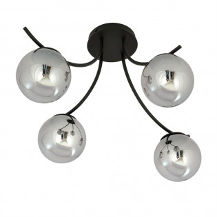 Plafonnier Barino Graphite (4 lumieres)