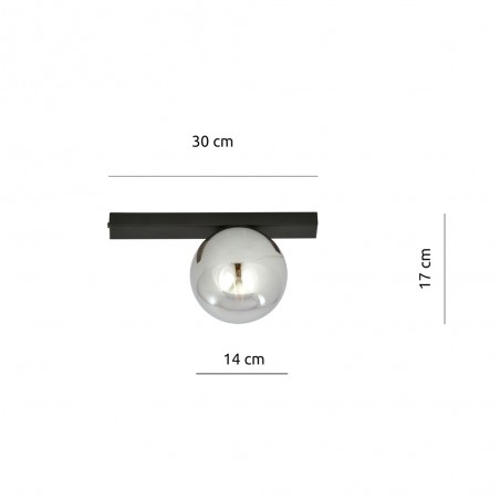Plafonnier Enca Graphite