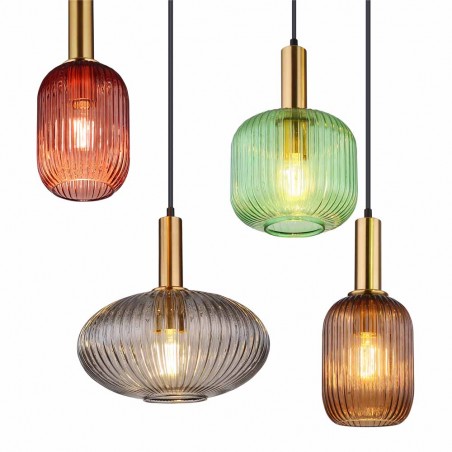 Lámpe a suspension lineal Normy (8 Lumieres)