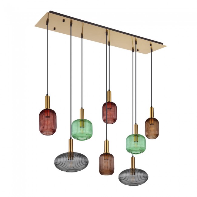 Lámpe a suspension lineal Normy (8 Lumieres)