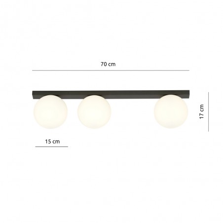 Plafonnier Enca Opal (3 lumieres)