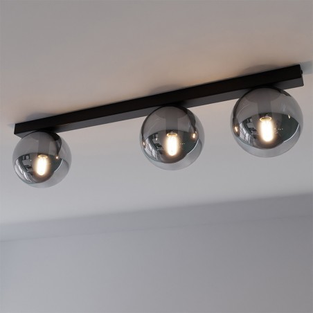 Plafonnier Enca Graphite (3 lumieres)