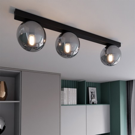 Plafonnier Enca Graphite (3 lumieres)