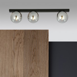 Plafonnier Enca Graphite (3 lumieres)