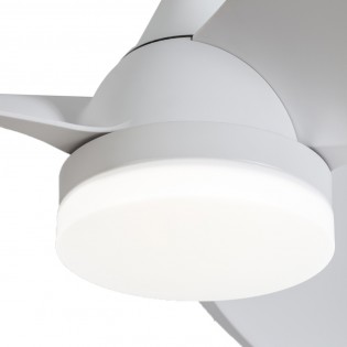 Ventilateur de plafond LED Borse Blanc CCT Dim (18W)