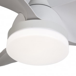 Ventilateur de plafond LED Borse Mini Blanc CCT Dim (18W)