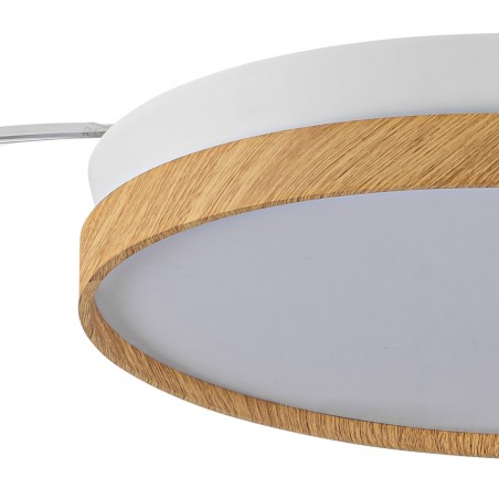 Ventilateur LED pales pliantes Arpino blanc CCT Dim (45W)