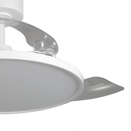 Ventilateur LED pales rétractables Carpi CCT Dim (36W)