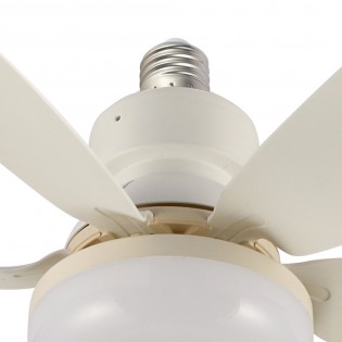 Ventilateur LED Altari E27 Blanc CCT (18W)