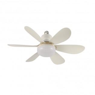 Ventilateur LED Altari E27 Blanc CCT (18W)