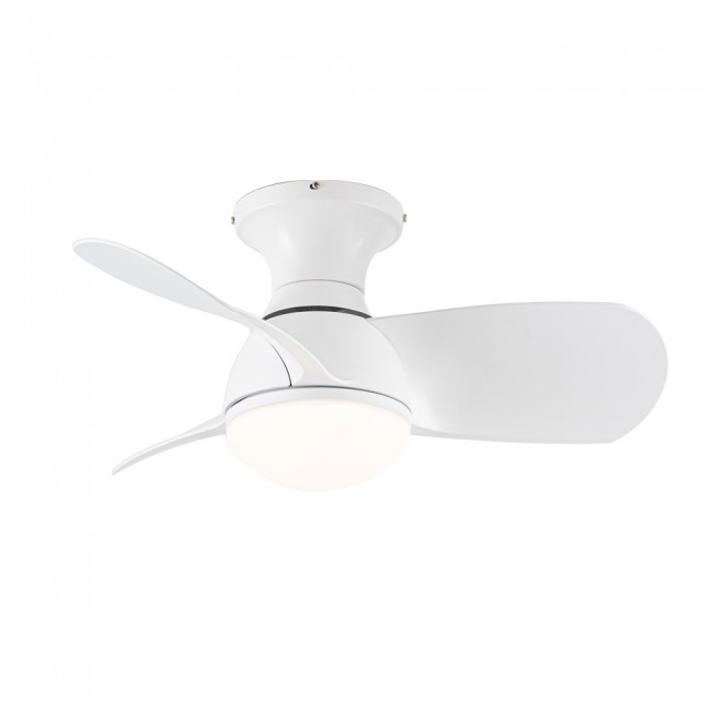 Ventilateur de plafond LED Mancado Blanc CCT Dim (20W)