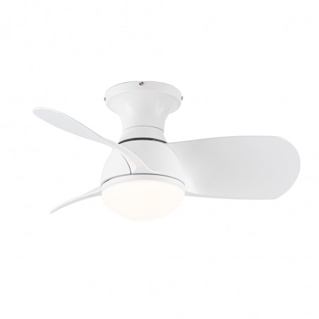Ventilateur de plafond LED Mancado Blanc CCT Dim (20W)