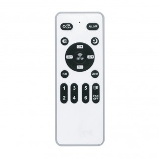 Ventilateur de plafond LED Milfero Blanc CCT Dim (20W)