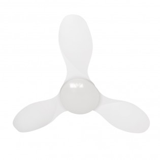Ventilateur de plafond LED Cavil Mini Blanc CCT Dim (20W)