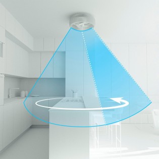 Ventilateur de plafond LED Alan Move CCT Dim (38W)