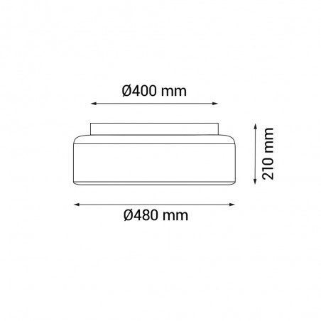 Ventilateur de plafond LED Alan Move CCT Dim (38W)