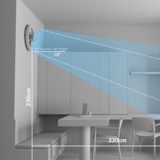 Ventilateur de plafond LED Alan Move CCT Dim (38W)