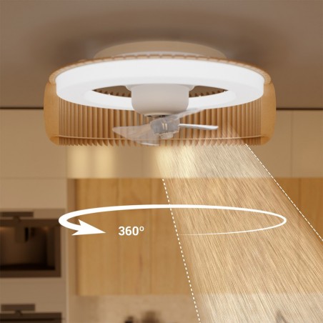 Ventilateur de plafond LED Daya CCT Dim (32W)