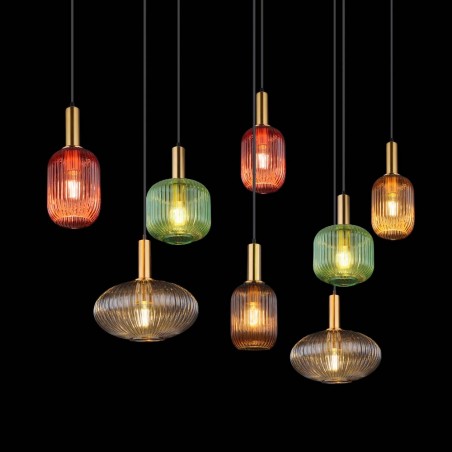 Lámpe a suspension lineal Normy (8 Lumieres)