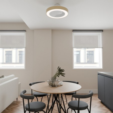 Ventilateur de plafond LED Seed CCT Dim (26W)