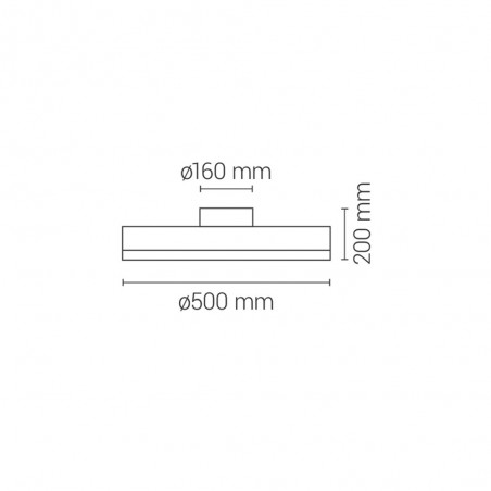 Ventilateur de plafond LED Seed CCT Dim (26W)