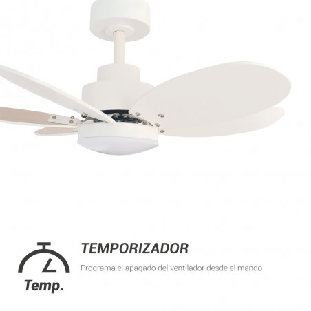 Ventilateur avec lumiere LED Rainbow CCT (18W)