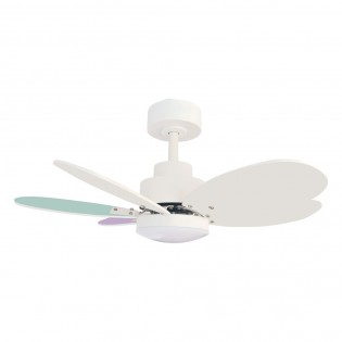 Ventilateur de plafond LED Rainbow S Multicolor CCT Dim (18W)