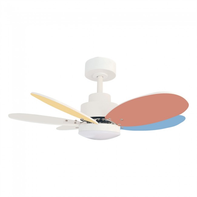 Ventilateur de plafond LED Rainbow S Multicolor CCT Dim (18W)