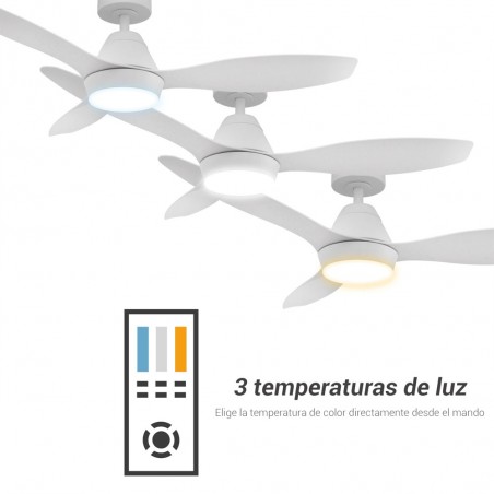 Ventilatur de plafond ED Lara CCT Dim (18W)