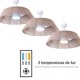 Ventilateur de plafond LED Gema CCT Dim (18W)
