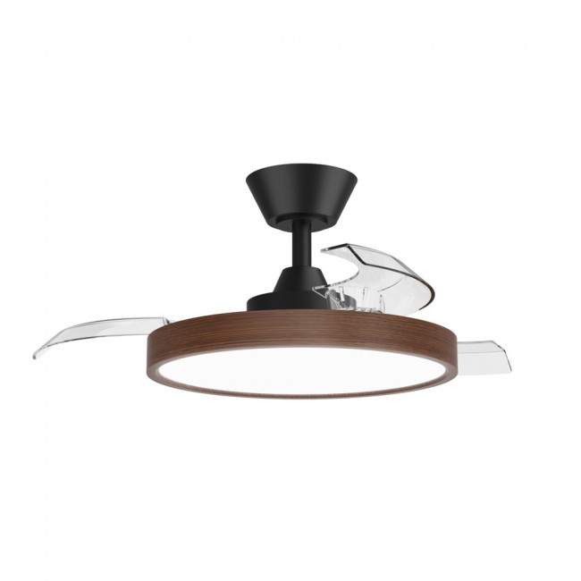 Ventilateur LED pales rétractables Bombay Estilo S CCT Dim (24W)