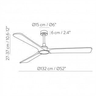 Ventilateur de plafond Rok