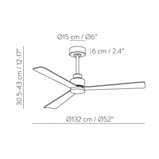 Ventilateur de plafond Gregal