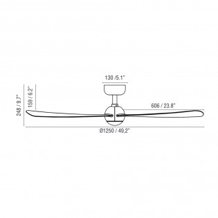 Ventilateur de plafond Sfera M