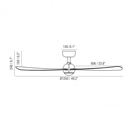 Ventilateur de plafond Sfera M